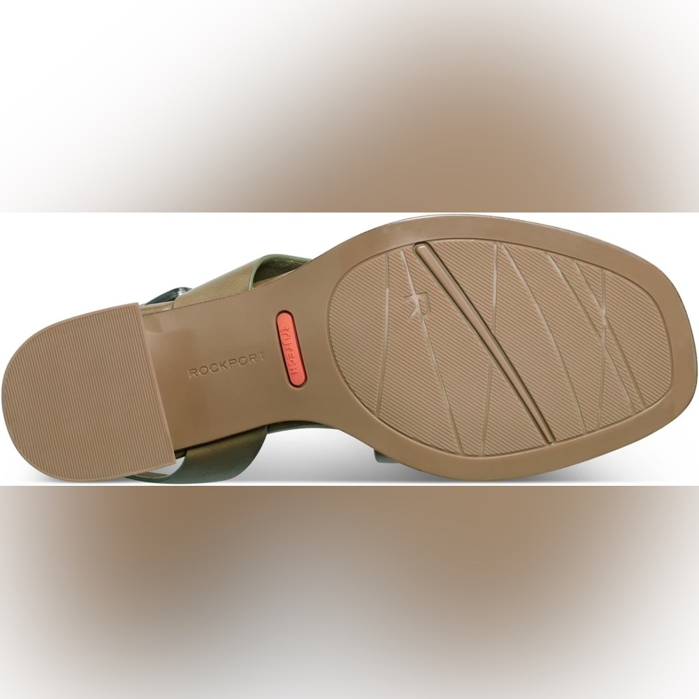 Rockport Olive Green Henley Heeled Women's Sandals - Picture 5 of 6